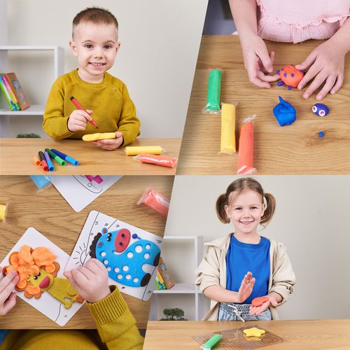 zestaw kolorowej ciastoliny tm 96 elem & 8kolor  20005 na Arena.pl