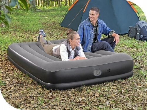 Materac Dmuchany Dwuosobowy Łóżko do Spania z Pompką USB Bestway 671BU na Arena.pl