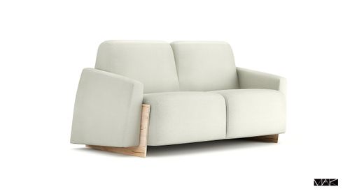 Sofa Bao 160 cm szara jasna D2 na Arena.pl