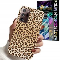 ETUI CASE DO SAMSUNG NOTE 20 ULTRA - PANTERKA WZORKI MODNE W KOBIET + FOLIA