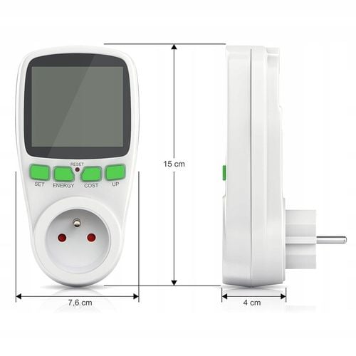 PRECYZYJNY MIERNIK LICZNIK ZUŻYCIA ENERGII POBORU PRĄDU WATOMIERZ na Arena.pl