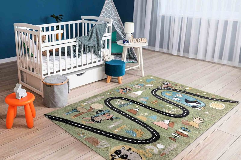 RUG/LU/BEO/ROUTE/GREEN/160x220 zdjęcie 2