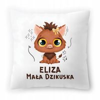 Poduszka Biała 40X40 Cm Dla Elizy Córki Dziecka Z Nadrukiem Ze Zdjęciem