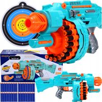 AUTOMATYCZNA WYRZUTNIA PISTOLET KARABIN NA STRZAŁKI Z MAGAZYNKIEM NA PIANKI