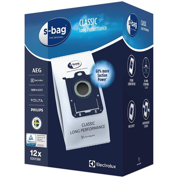 Worki do odkurzacza Electrolux S-BAG E201SM 12szt. zdjęcie 1