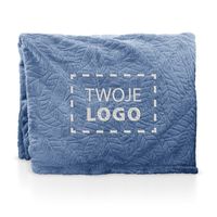 Koc narzuta 160 x 200 z haftem logo firmy prezent firmowy podziękowanie