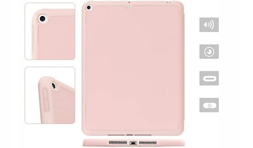 ETUI SMART CASE POKROWIEC DO APPLE IPAD 10.2 7 8 9 GEN RÓŻOWY Z KLAPKĄ na Arena.pl