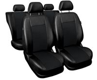 Uniwersalne pokrowce z alcantary SUPERIOR Czarne do Suzuki Splash