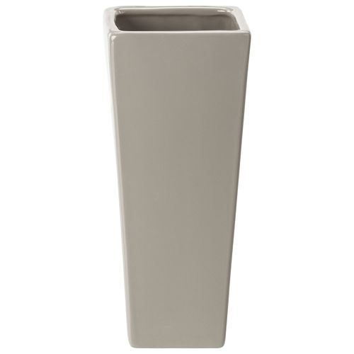 Wazon Ceramiczny Trapez  Szary flakon na Arena.pl