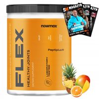 nowmax FLEX 400g KOLAGEN DO PICIA HYDROLIZAT MSM GLUKOZAMINA COLLAGEN