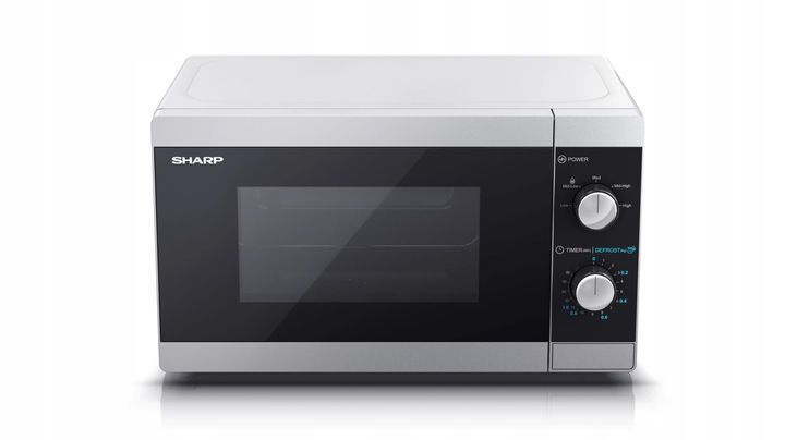 Kuchenka mikrofalowa wolnostojąca Sharp YC-MS01E-S (20L 800W) zdjęcie 5