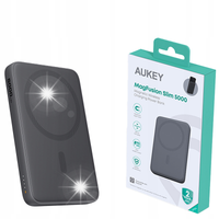 Powerbank 5000mAh AUKEY MagFusion PB-MS03 USB-C MagSafe 20 W bezprzewodowy
