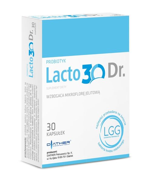 DIATHER Lacto30 Dr. Probiotyk 30 kaps. zdjęcie 1