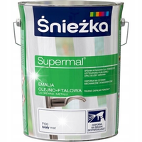 ŚNIEŻKA EMALIA OLEJNO - FTALOWA BIAŁY MAT F100 5L