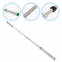 Prosty gryf olimpijski SZTANGA z ZACISKAMI XTREXO TX-OBB220 220cm 20kg