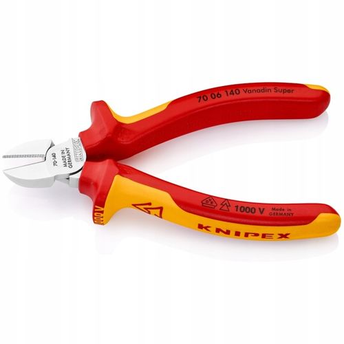 KNIPEX SZCZYPCE TNĄCE BOCZNE IZOL 140MM 70 06 140 na Arena.pl