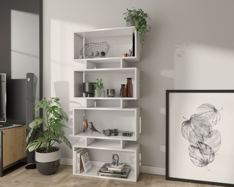 Regał stojący Falndo biały zdjęcie 3