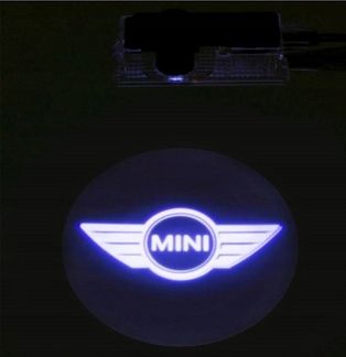 LOGO LED PROJEKTORY 2x LAMKI DRZWI PODŚWIETLENIE R56 R57 R58 COOPER MINI na Arena.pl