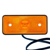 Lampa Obrysowa LED 12V 24V Pomarańczowa z wiązką elektryczną - MD-013 Z LED