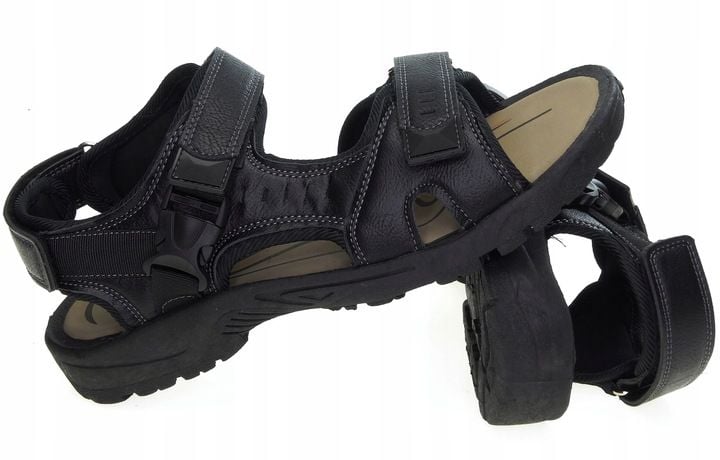 Solidne regulowane sandały klapki zdjęcie 8