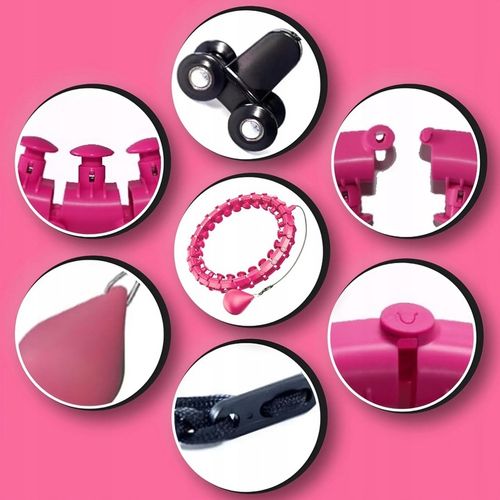 HULA HOP Z OBCIĄŻENIEM Odchudzające Obciążnikiem Smart z Wypustkami HULAHOP na Arena.pl