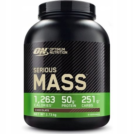 GAINER SERIOUS MASS OPTIMUM NUTRITION 2730g | Ciasteczkowy Ciastko z kremem na Arena.pl