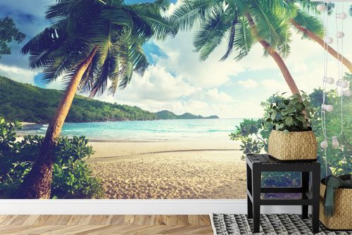 Fototapeta Palmy Na Seszelach Flizelina 360x240 na Arena.pl