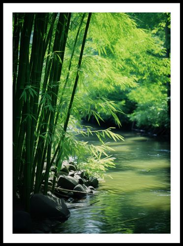 Plakat 50x70cm Spokój Bambusów na Arena.pl