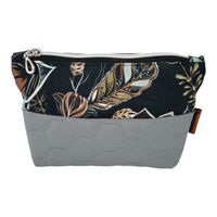 Kosmetyczka Kwiaty Retro dla niej Rozmiar Kosmetyczki - 25cm x 20cm x 7cm