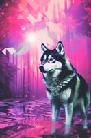 Plakat 20x30cm Wilczy Duch