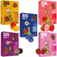 Rollsy Owocowe Zestaw Mix 5 x 100g Bob Snail 500g >>