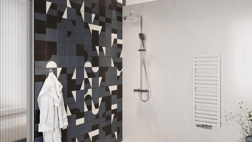 Clever 2.0 zestaw prysznicowy ścienny z deszczownicą 25 cm, chrom na Arena.pl