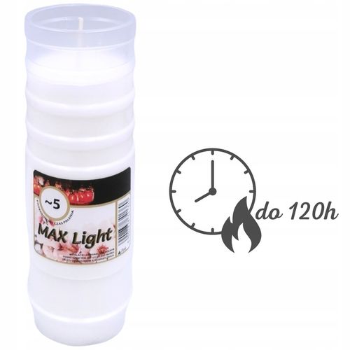 Wkłady do zniczy Znicze olejowe Całoroczne 5 dni 120h Max Light 16szt na Arena.pl