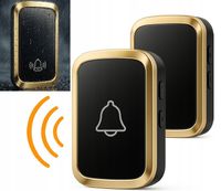 DZWONEK Bezprzewodowy BEZBATERYJNY Wodoodporny do Furtki Drzwi Zewnętrzny