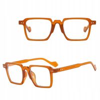 Okulary Zerówki do KOMPUTERA TV Smartfon BLUE LIGHT karmelowe STYLION