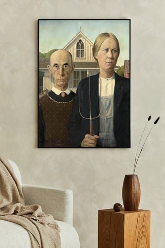Plakat cyfrowy do wydruku American Gothic na Arena.pl