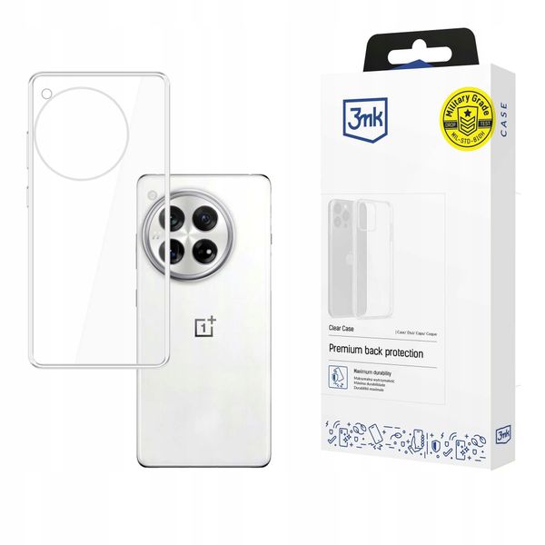 Silikonowe etui na OnePlus 13 - 3mk Clear Case zdjęcie 1