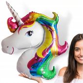 balon foliowy jednorożec dekoracja urodzinowa na hel powietrze 110 cm duży