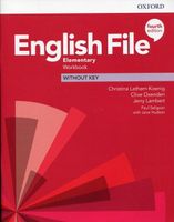 ENGLISH FILE 4E ELEMENTARY WB WITHOUT KEY OXFORD PRACA ZBIOROWA