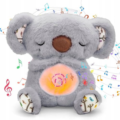 SZUMIĄCY KOALA MIŚ ODDYCHAJĄCA PRZYTULANKA MASKOTKA SZUMIĄCA USPOKAJACZ na Arena.pl