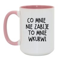 Duży Biało-Różowy 450 ml