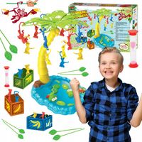 GRA ZRĘCZNOŚCIOWA SPADAJACE MAŁPKI GRA RODZINNA TOWARZYSKA PATYCZKI