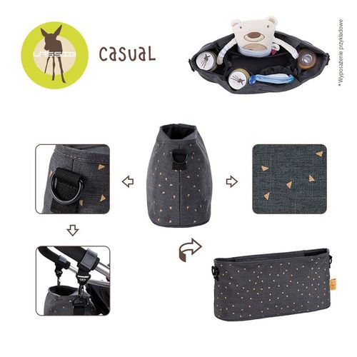 Lassig Casual Label Organizer do Wózka Triangle dark grey na Arena.pl