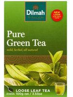DILMAH HERBATA ZIELONA PURE GREEN LIŚCIASTA 100G