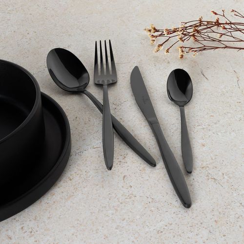 sztućce 24 elem. berlinger haus bh-3063 połysk shiny black na Arena.pl