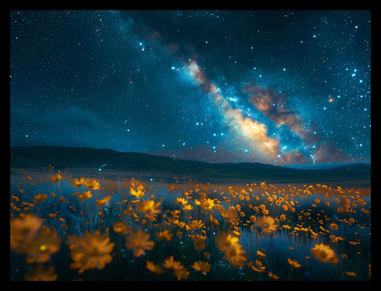 Plakat 40x30cm Nocne Niebiosa zdjęcie 2