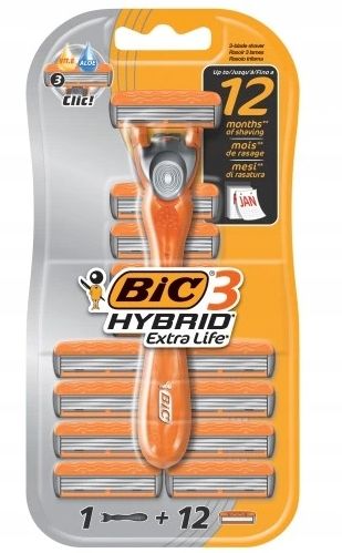 BIC MASZYNKA DO GOLENIA HYBRID 12 WKŁADÓW na Arena.pl