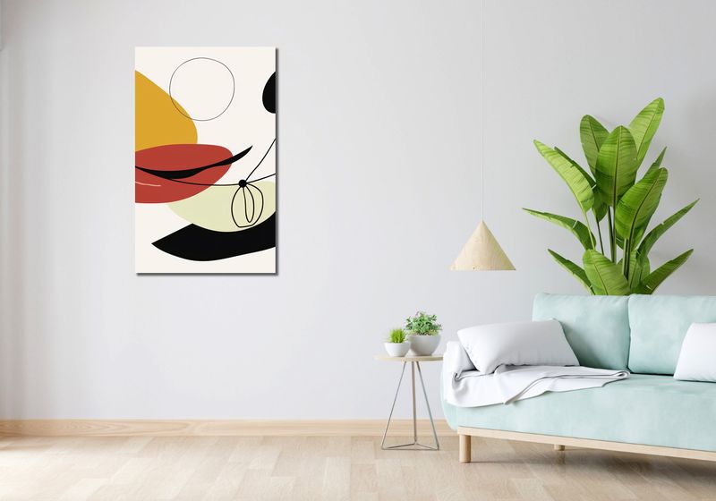 Obraz 60x100cm Geometryczna Krzywizna zdjęcie 2