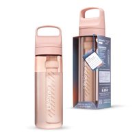 LifeStraw Go 2.0 Różowa butelka filtrująca 0,65L Cherry Blossom Pink