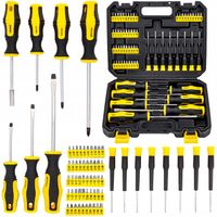 ZESTAW ŚRUBOKRĘTÓW WKRĘTAKÓW PRECYZYJNE BITY KLUCZE NASADOWE TORX 65el